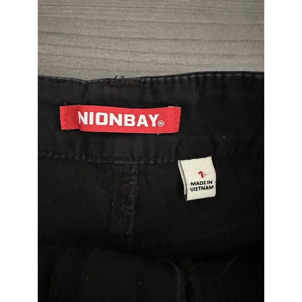 Y2K Unionbay Low‎ Rise Shorts Lot 3 Khaki Black Gray 90s Mini Micro 28x3